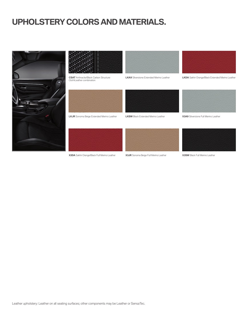 2015 BMW M3 Brochure Page 2
